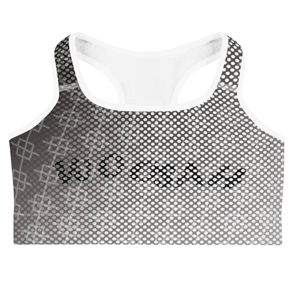 -Grey Scale- Sports Bra