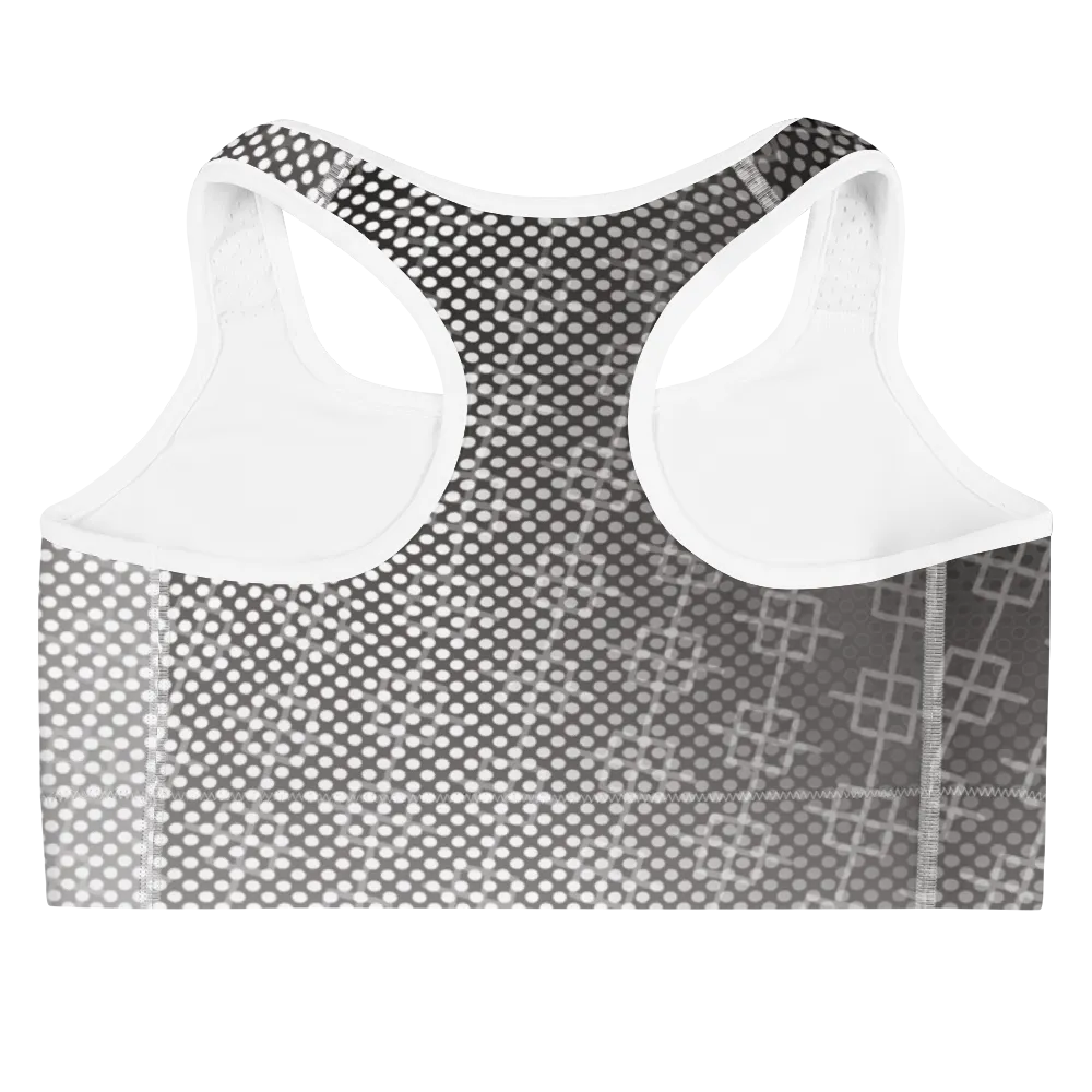 -Grey Scale- Sports Bra