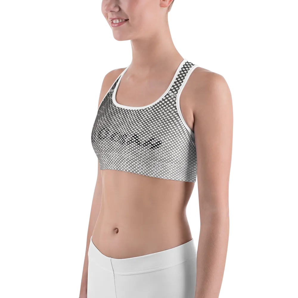 -Grey Scale- Sports Bra