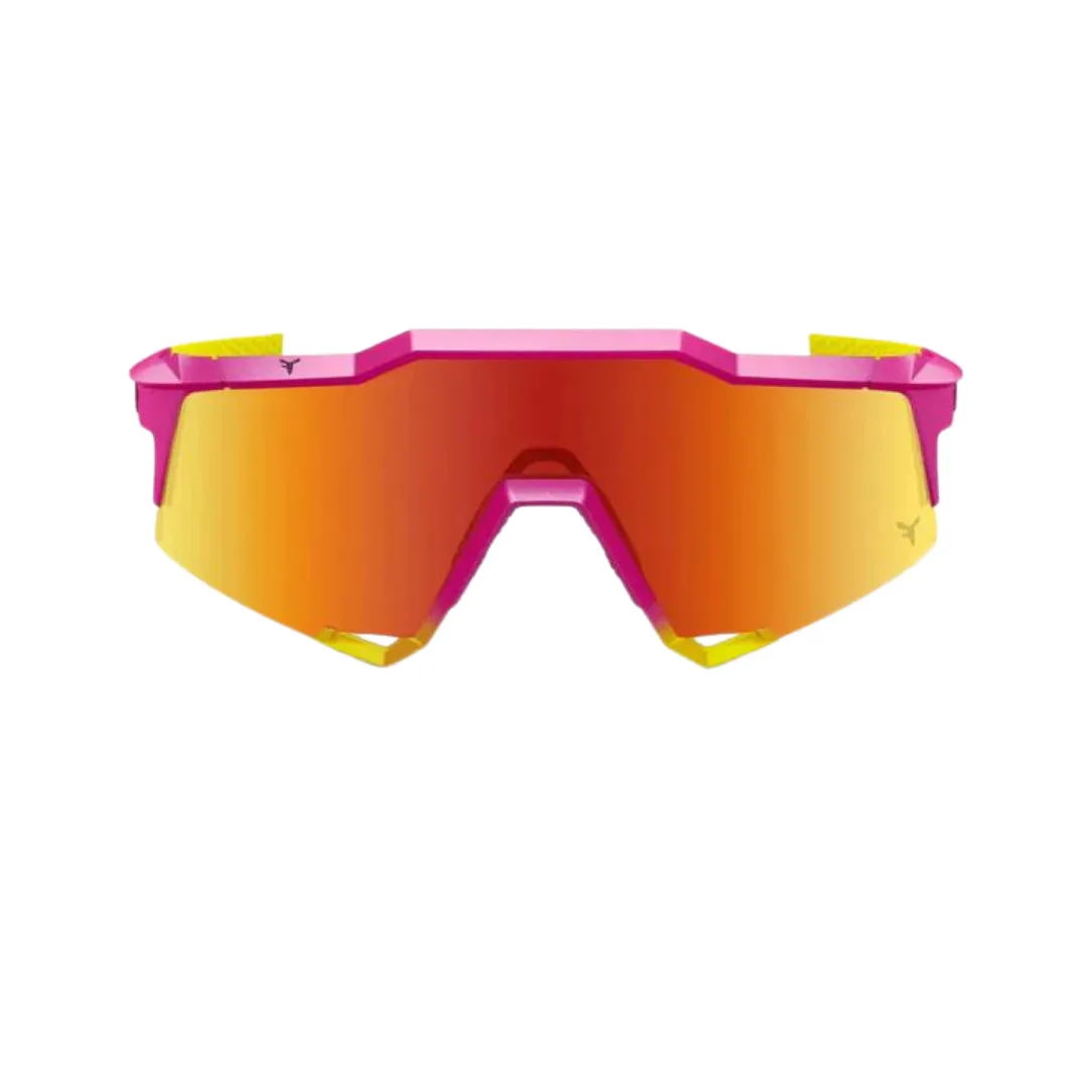 100% Speedcraft - Fernando Tatis Jr Le Pink / Yellow Hiperâ® Red Multilayer Mirror Lens