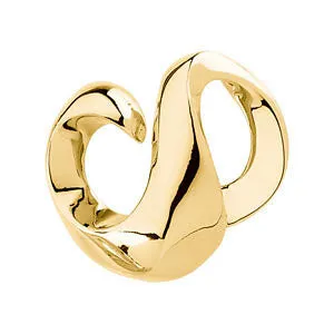 14k White Gold Fashion Chain Slide