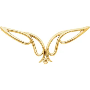 14k Yellow Gold 21x57mm Fashion Chain Trim