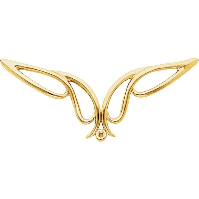 14k Yellow Gold 21x57mm Fashion Chain Trim