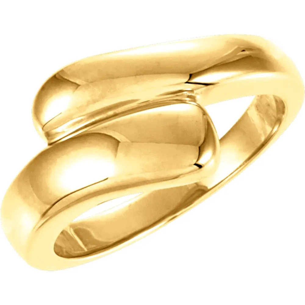 14k Yellow Gold Fashion Band, Size 6
