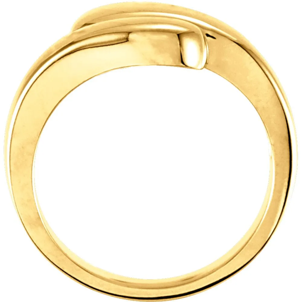 14k Yellow Gold Fashion Band, Size 6
