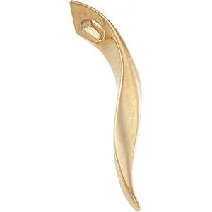 14K Yellow Gold Fashion Vertical Pendant