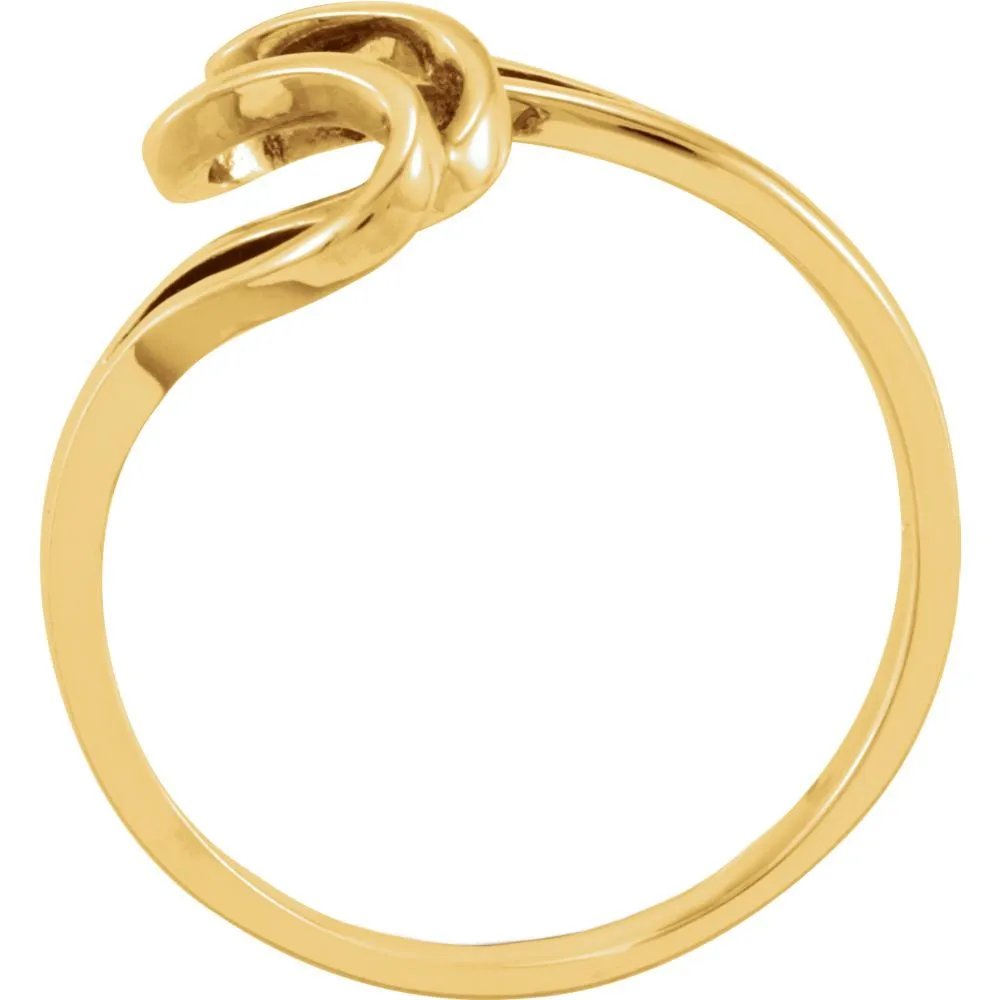14k Yellow Gold Metal Fashion Ring, Size 6