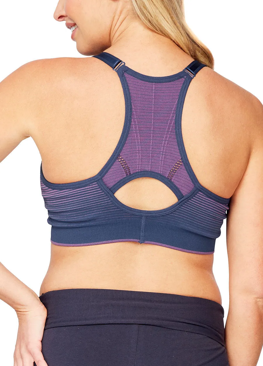 180823BP Seamless Antibacterial Maternity & Nursing Sports Bra