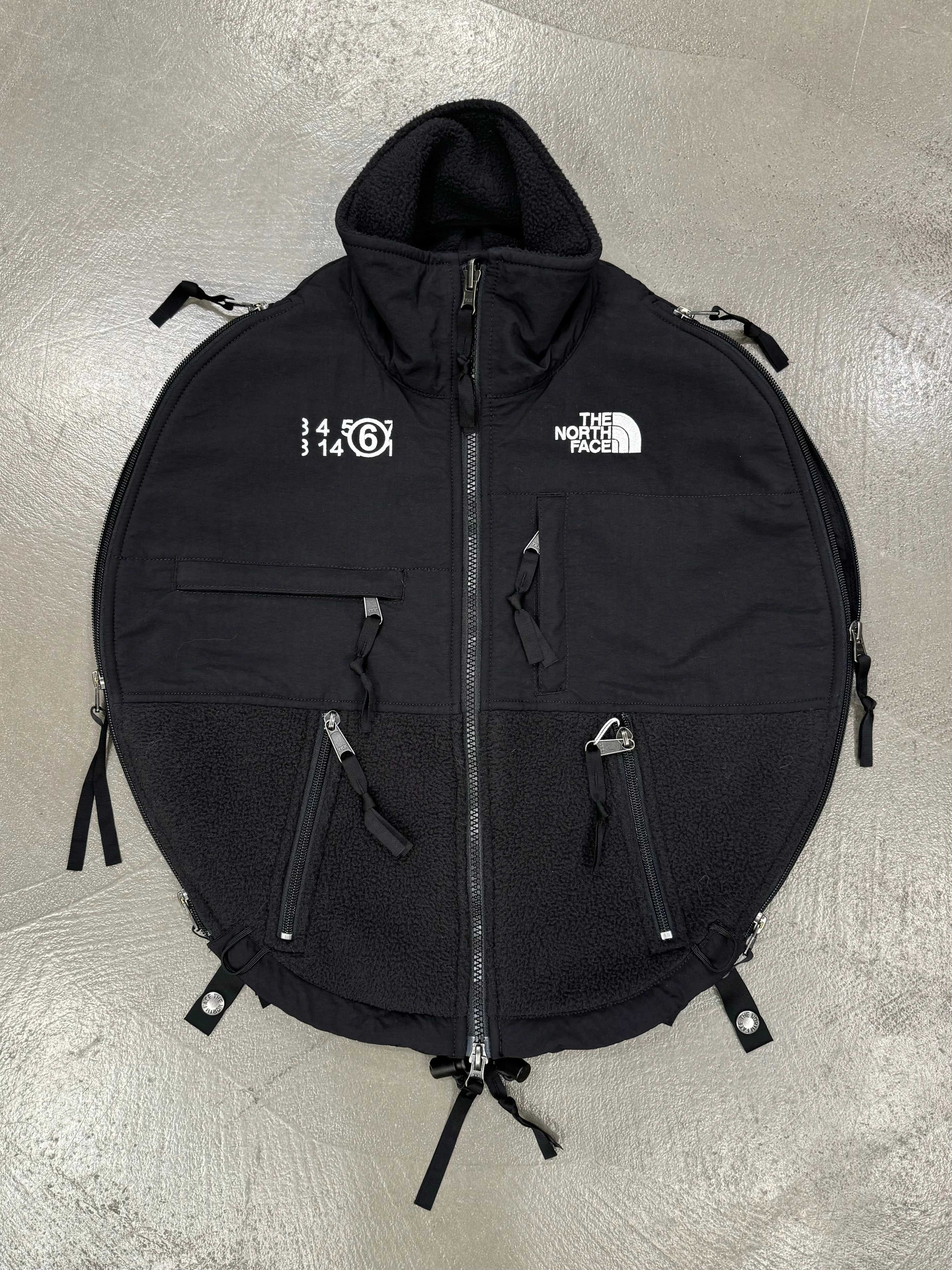 2018 Margiela X The North Face circular Denali vest jacket