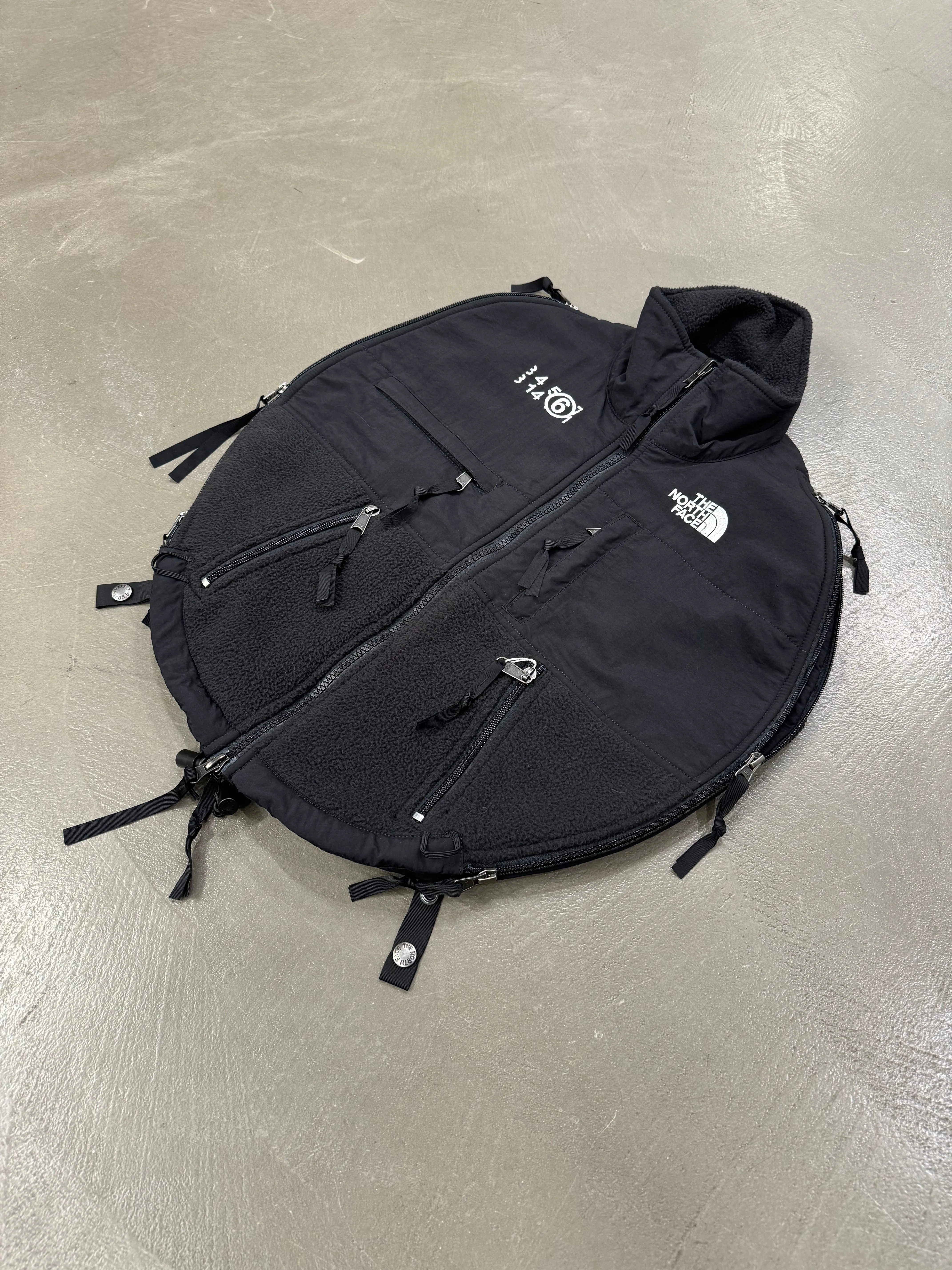 2018 Margiela X The North Face circular Denali vest jacket