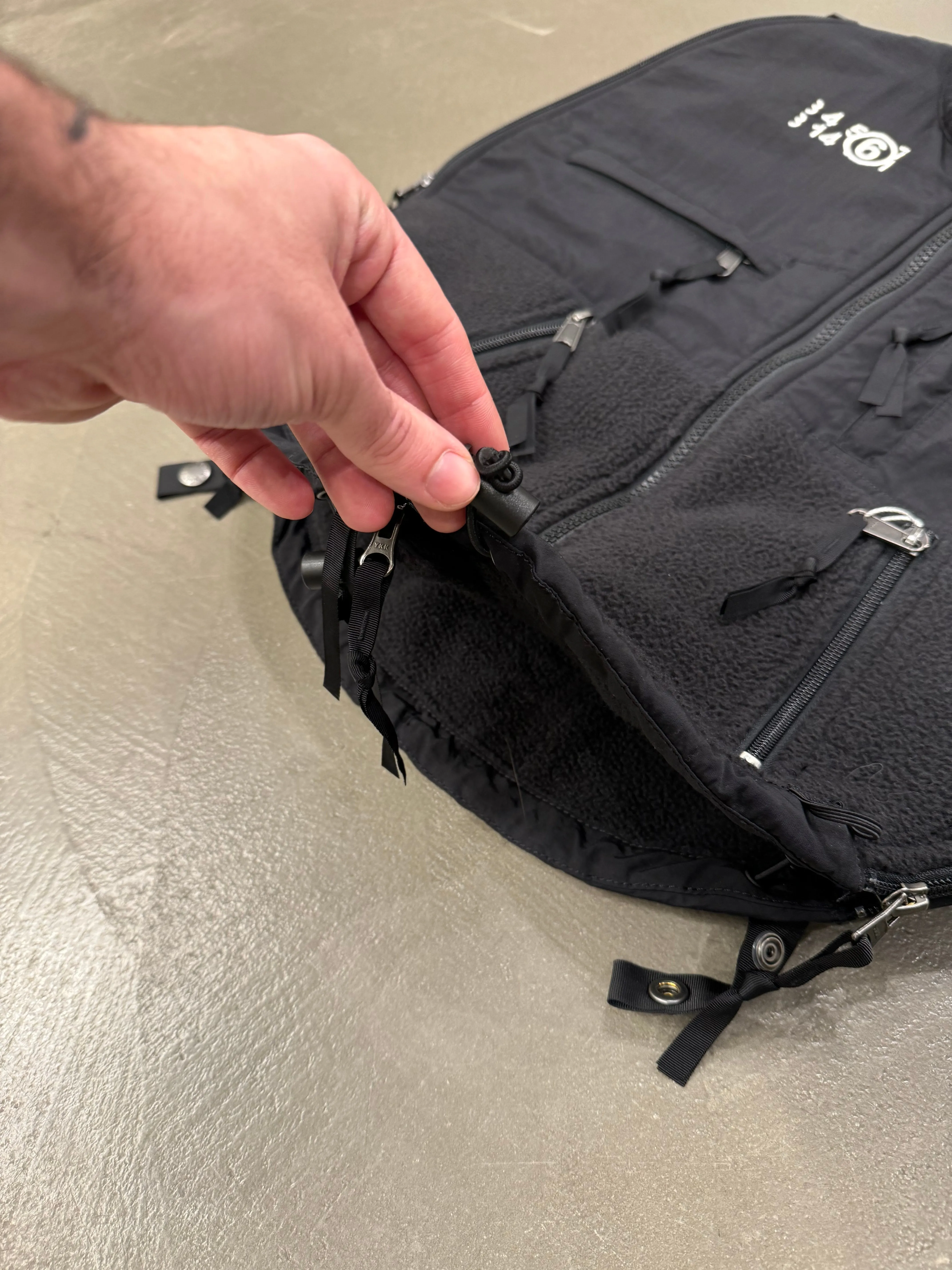 2018 Margiela X The North Face circular Denali vest jacket