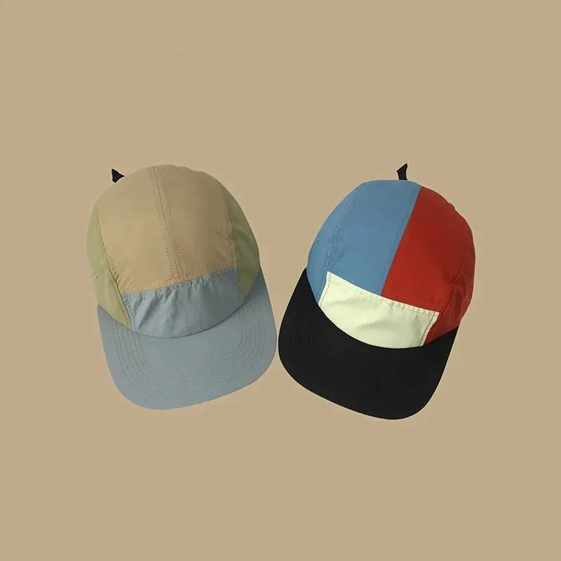 2024 Quick Drying  Waterproof Splicing Summer 5 Panel Cap Men Women Sports Fitted Golf gorra de beisbol Snapback Hats 56-60cm