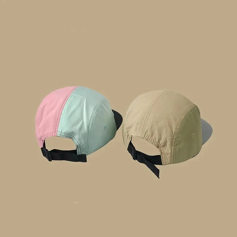2024 Quick Drying  Waterproof Splicing Summer 5 Panel Cap Men Women Sports Fitted Golf gorra de beisbol Snapback Hats 56-60cm