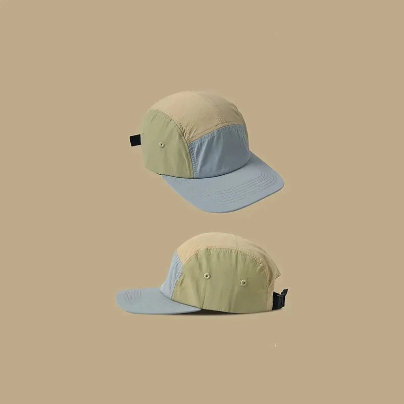 2024 Quick Drying  Waterproof Splicing Summer 5 Panel Cap Men Women Sports Fitted Golf gorra de beisbol Snapback Hats 56-60cm