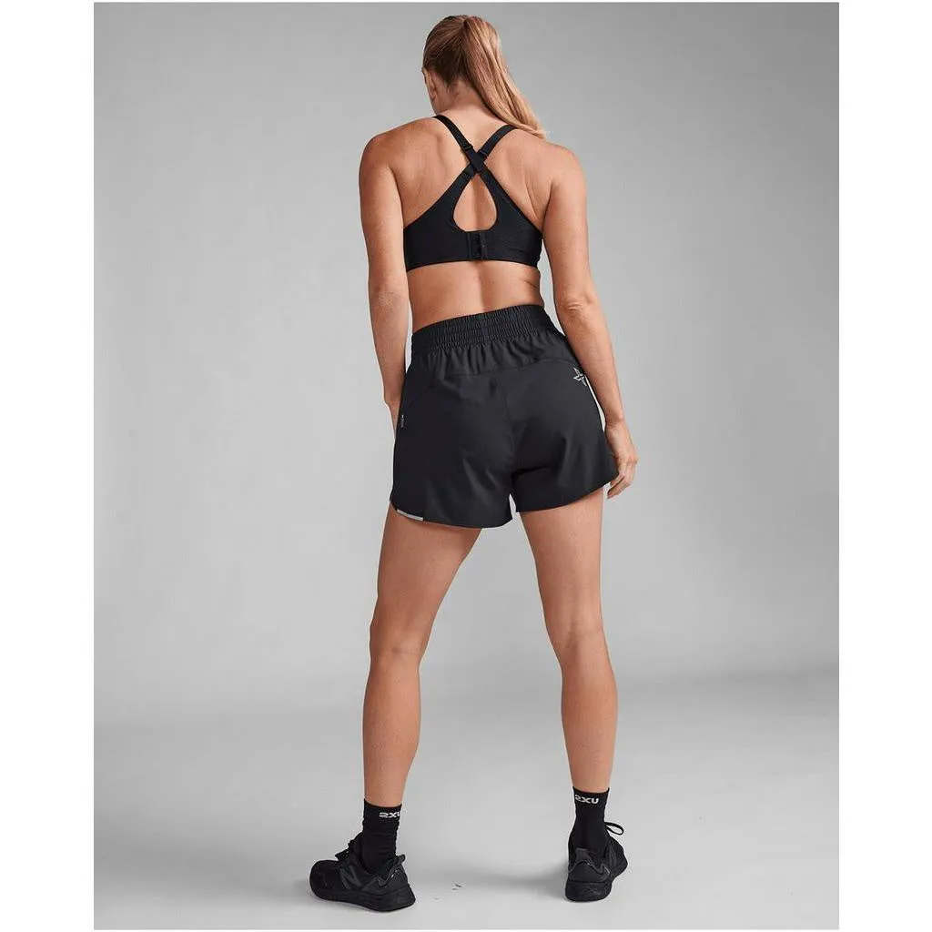 2XU Women Aero Medium Impact Bra - Black / Black