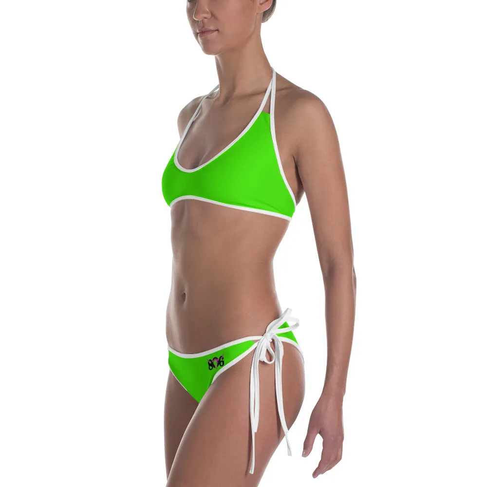806 Bikini Lime Green (Black 806 Pink Skull) Reversible to BLK/Pink (Black 806 white skull)Printed when ordered (12 to 14 days to arrive)