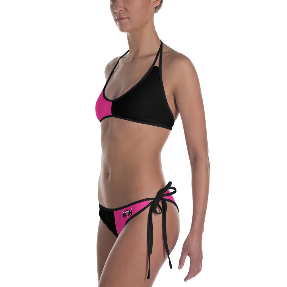 806 Bikini Lime Green (Black 806 Pink Skull) Reversible to BLK/Pink (Black 806 white skull)Printed when ordered (12 to 14 days to arrive)