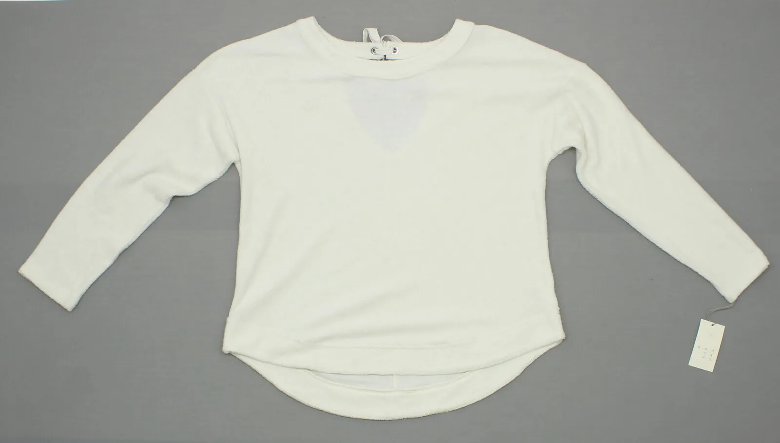 A New Day Women's Cozy Leisure Shirt Top Cream XXL