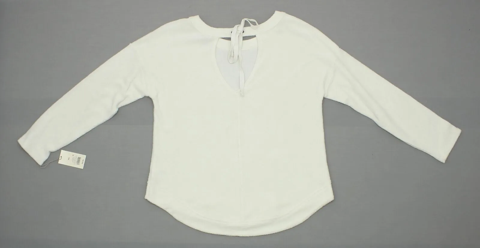 A New Day Women's Cozy Leisure Shirt Top Cream XXL