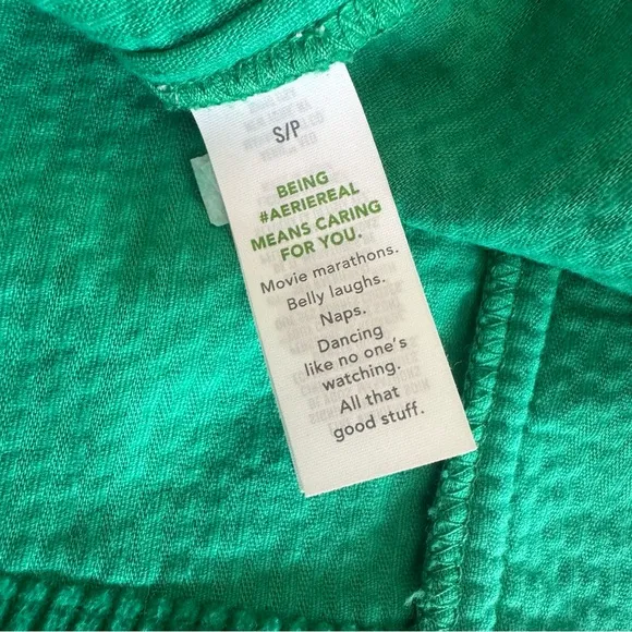 Aerie Corduroy Micro Mini Skirt in Kelly Green-Size Small NWT