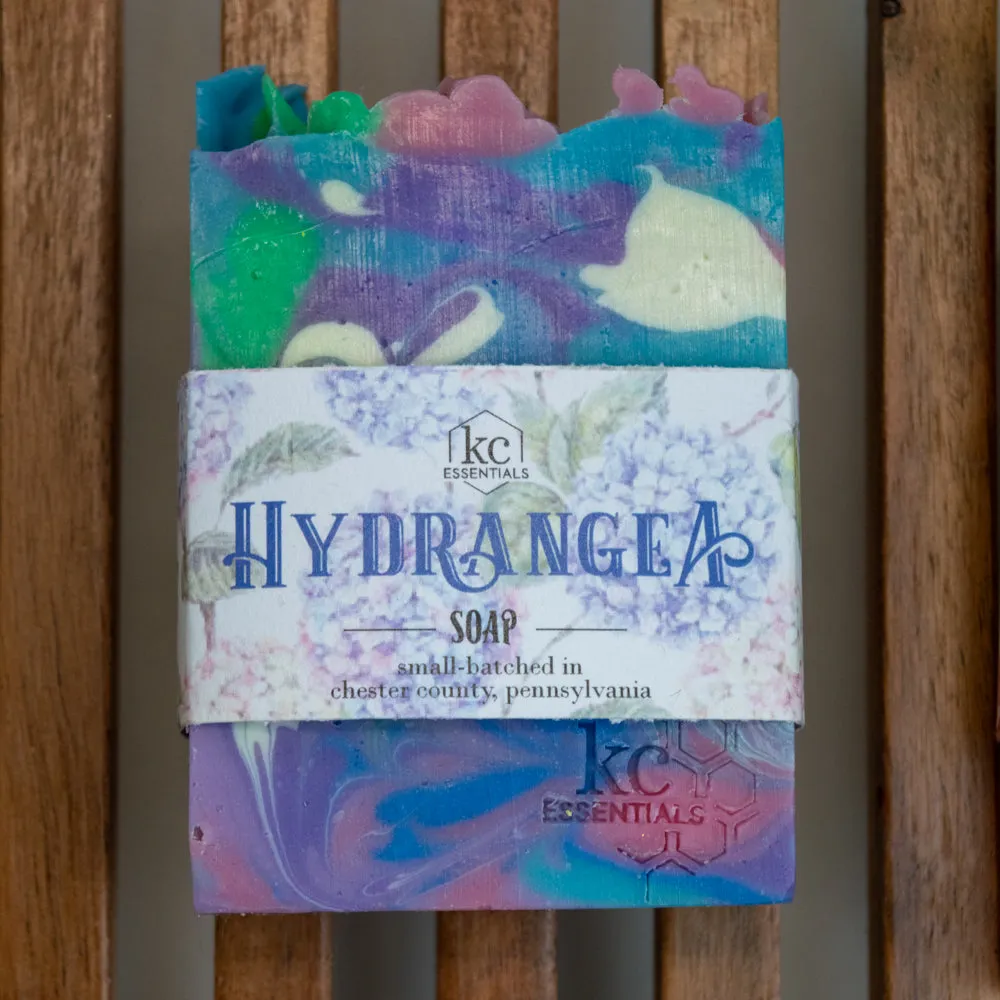 Artisan Made Vegan Bar Soap - Hydrangea