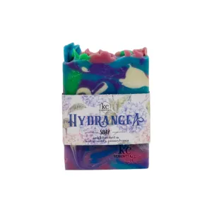 Artisan Made Vegan Bar Soap - Hydrangea