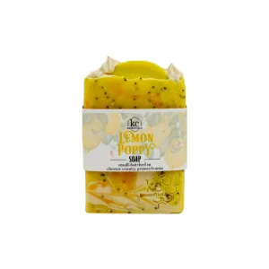 Artisan Made Vegan Bar Soap - Lemon Poppy
