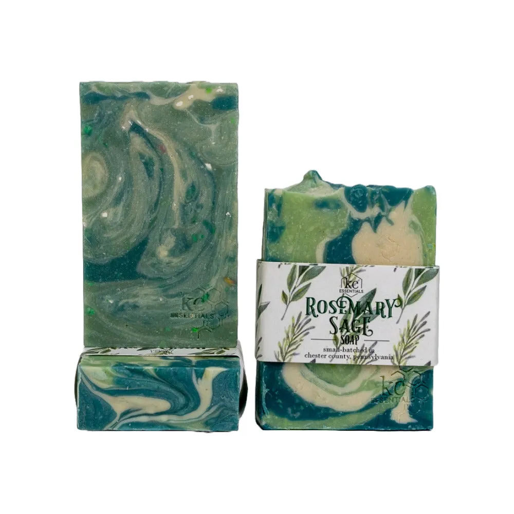 Artisan Made Vegan Bar Soap - Rosemary Sage