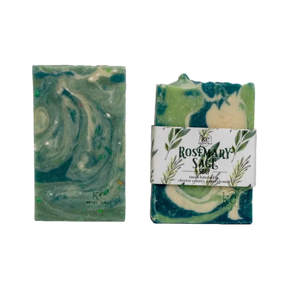 Artisan Made Vegan Bar Soap - Rosemary Sage