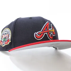 Atlanta Braves 2017 Inaugural Season New Era 59Fifty Fitted Hat (Navy Gray Under Brim)