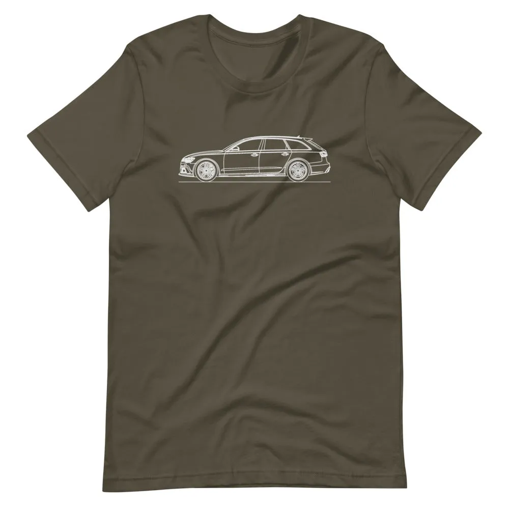 Audi C7 RS6 Avant silhouette T-shirt