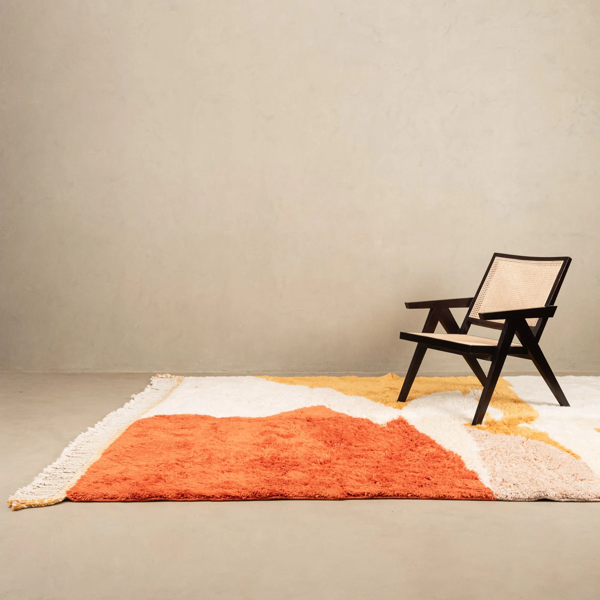 Autumn sunset - Luxury Shag Moroccan Rug