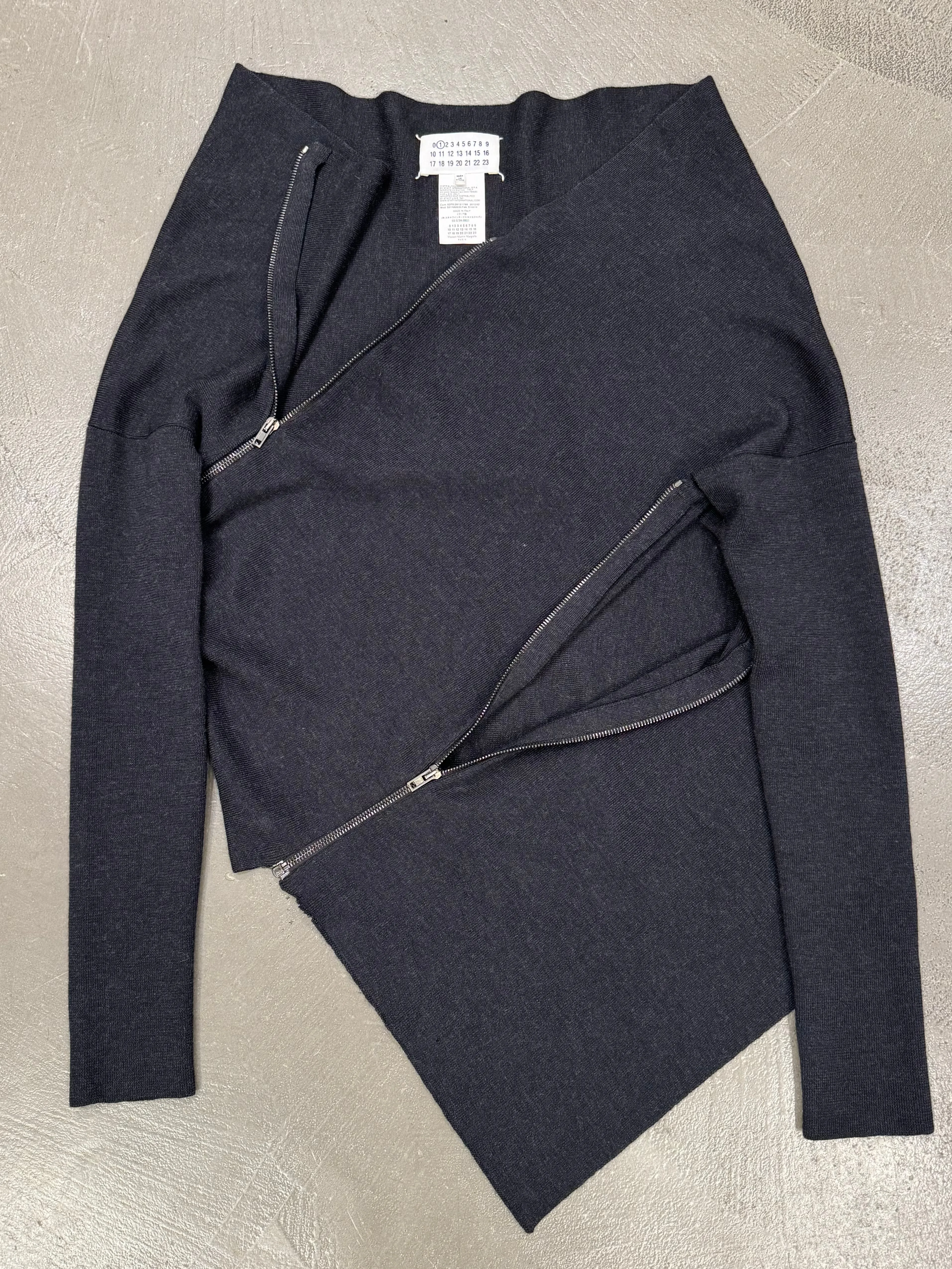 A/W2012 Maison Margiela tornado wool knit sweater
