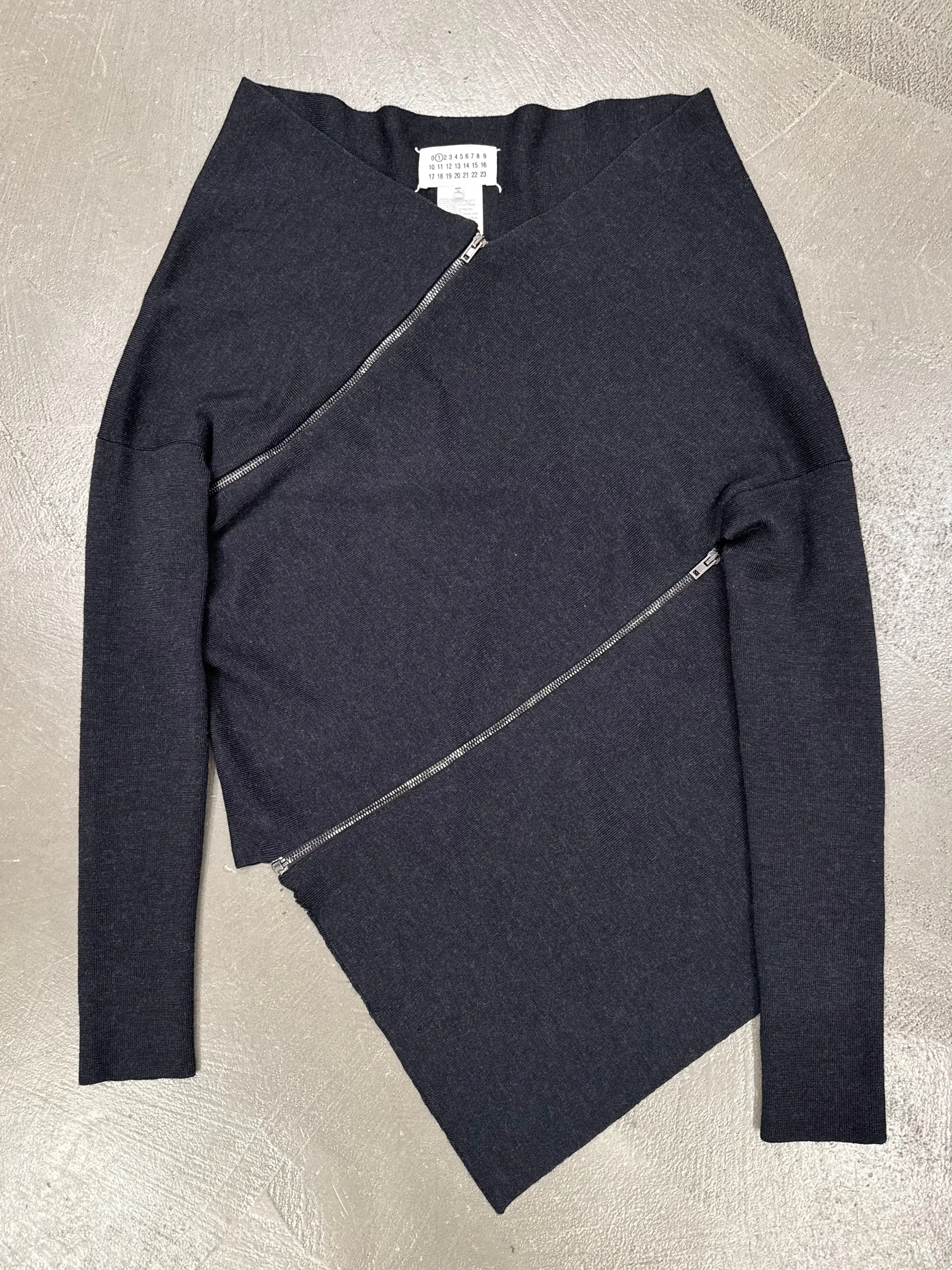 A/W2012 Maison Margiela tornado wool knit sweater