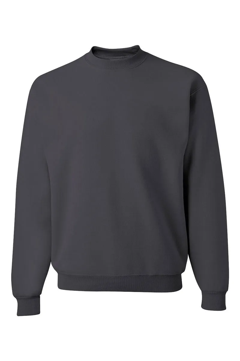 Baseball Home Plate Purple And Black Unisex NuBlend Crew Sweatshirt