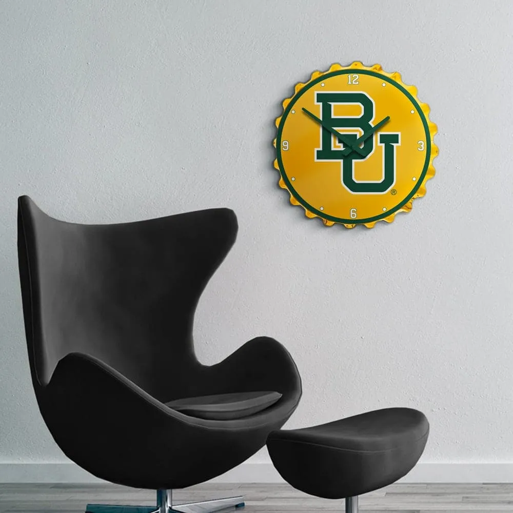 Baylor Bears: Bottle Cap Wall Clock