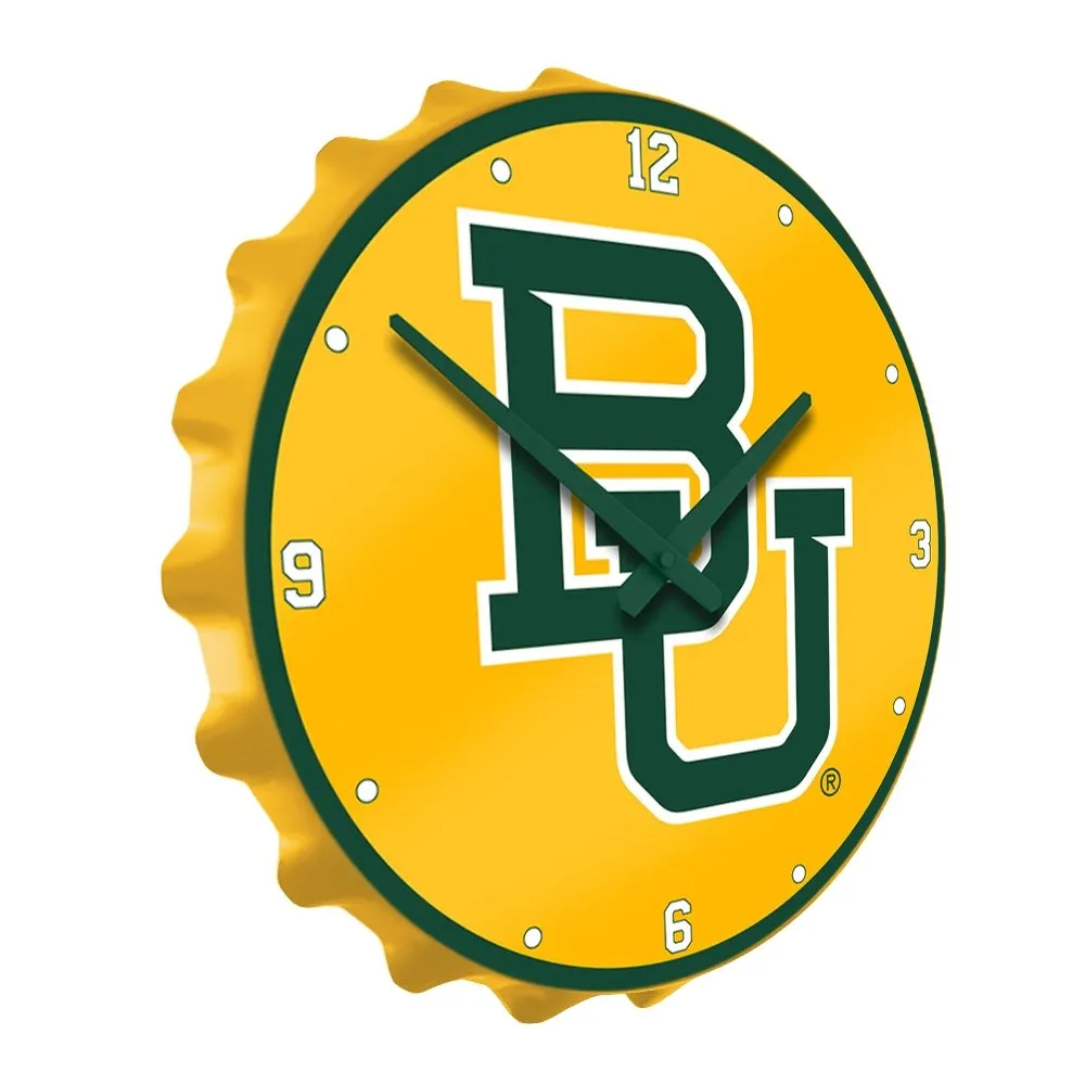 Baylor Bears: Bottle Cap Wall Clock