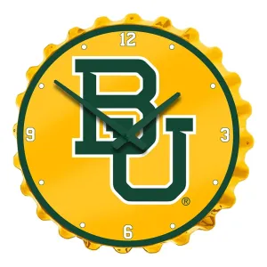 Baylor Bears: Bottle Cap Wall Clock