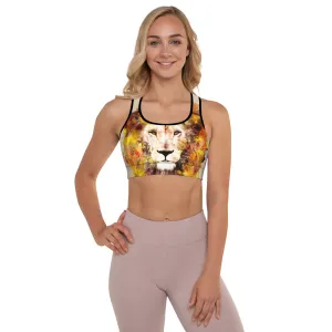 Beige/Lion Sports Bra