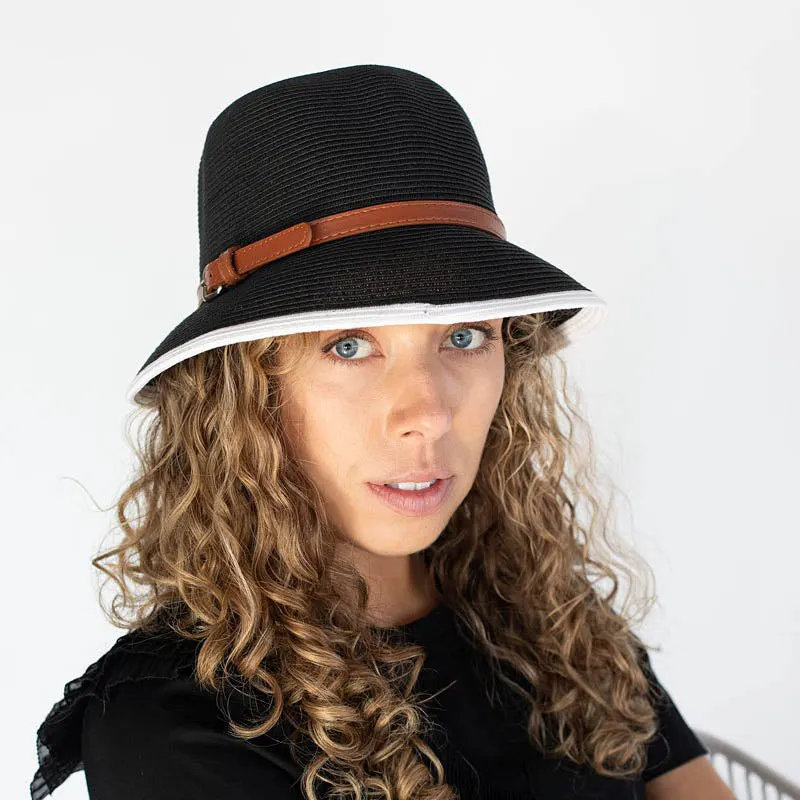 Black & White Dome Hat