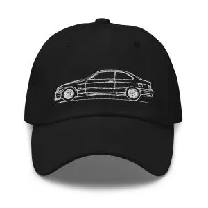 BMW E36 M3 Coupe silhouette Dad hat