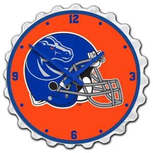 Boise State Broncos: Helmet - Bottle Cap Wall Clock