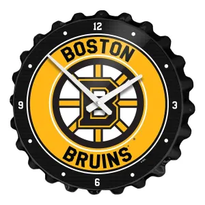 Boston Bruins: Bottle Cap Wall Clock