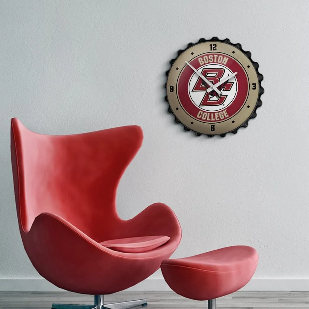 Boston College Eagles: Bottle Cap Wall Clock