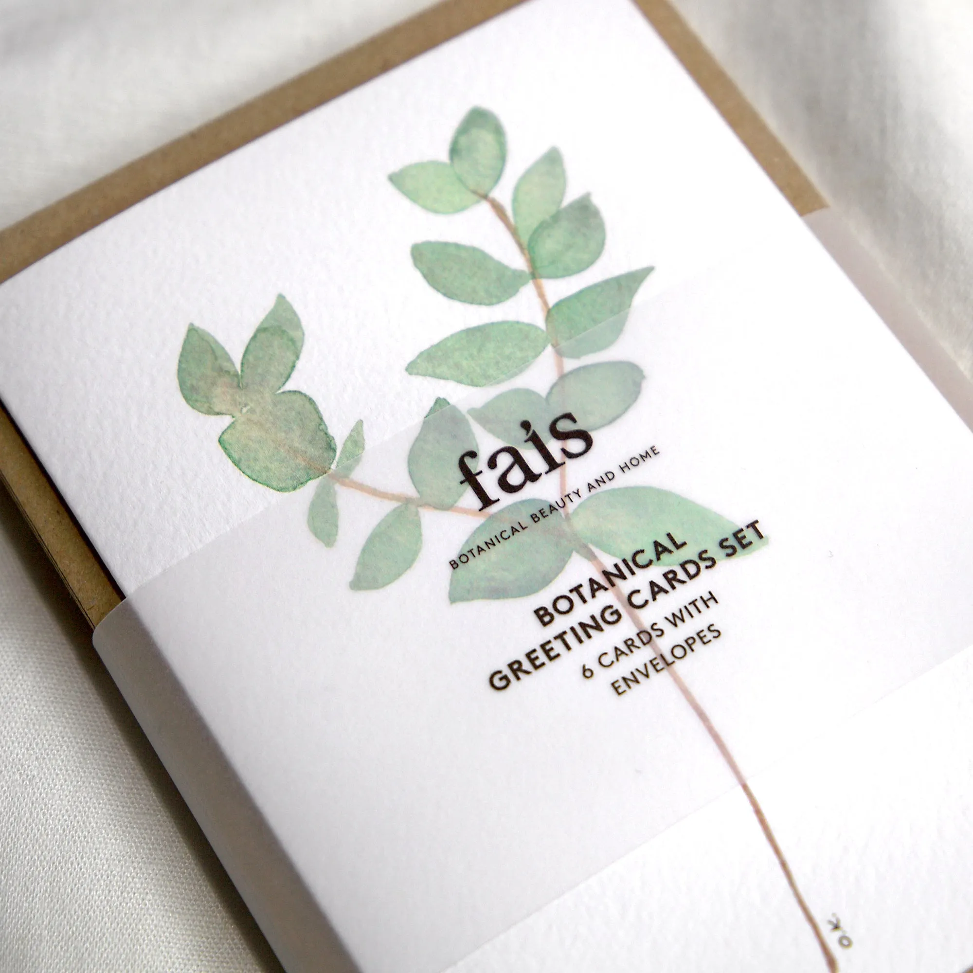 Botanical Handmade Greeting Cards Set