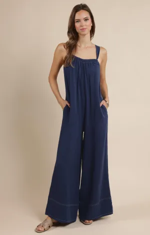 Breezy Lane Frayed Hem Jumpsuit