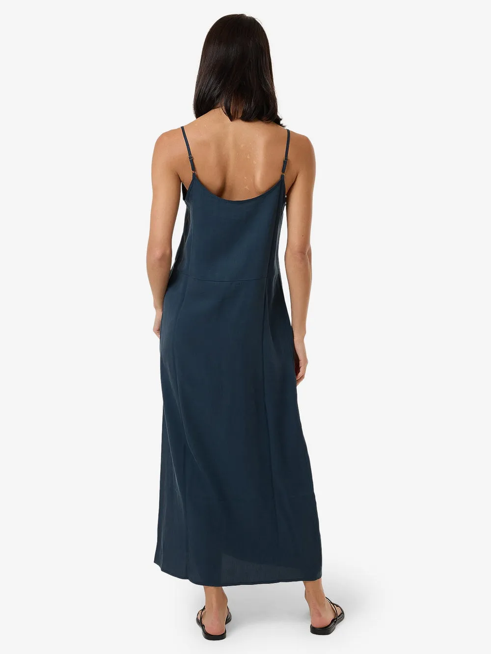 Breezy Slip Dress in Dark Slate