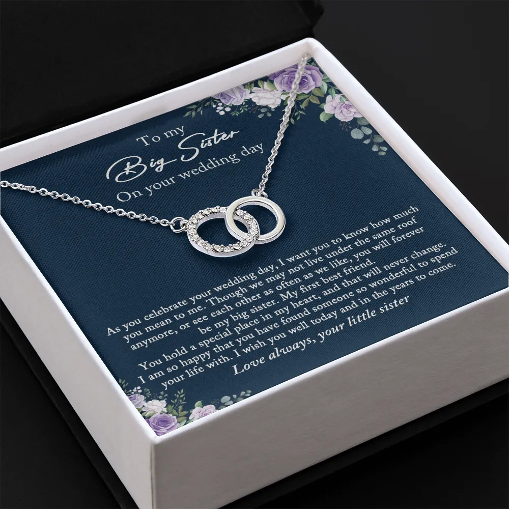 Bride Gift from Sister, Big Sister Wedding Day Gift