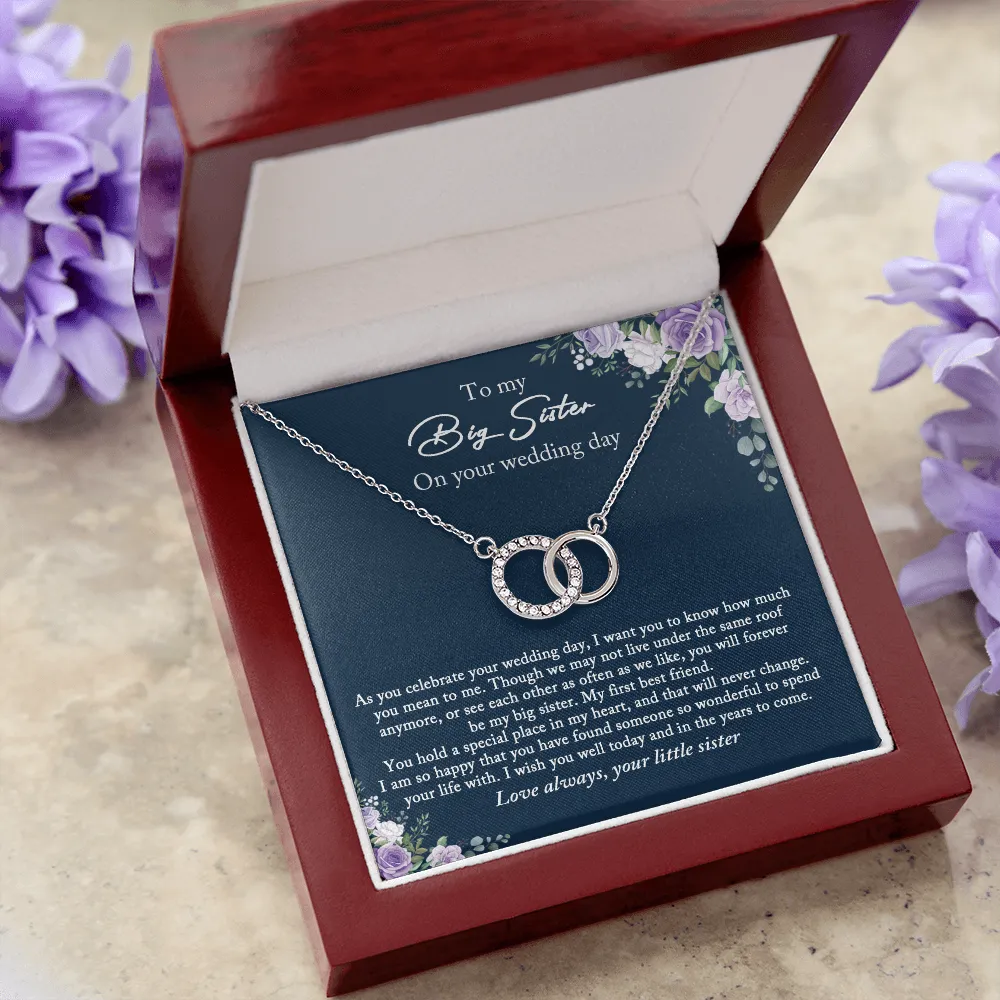 Bride Gift from Sister, Big Sister Wedding Day Gift