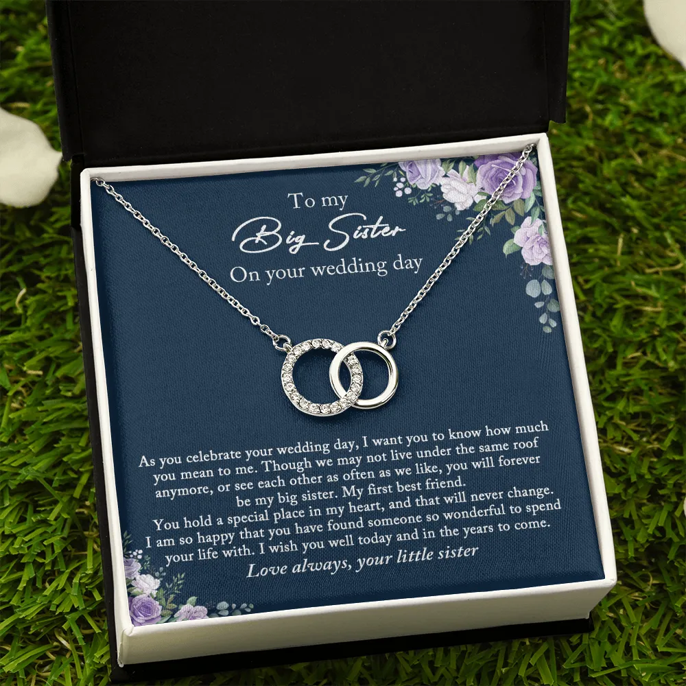 Bride Gift from Sister, Big Sister Wedding Day Gift
